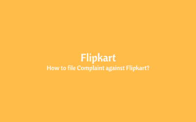 How to file Complaint against flipkart?