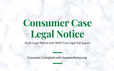 Consumer Court Legal Notice Format, Draft Legal Notice For Consumer Case